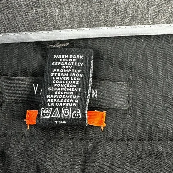 Van Heusen Men's Size 40x29 Pant Traveler Classic Fit Flat Front Gray New - Picture 8 of 16